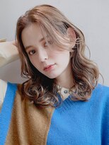 アイティー バイ アルバム 中野店(IT by ALBUM) ヨーロッパ風ロング_ショコラベージュボブルフ_28744