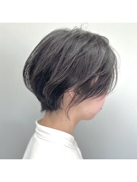 ジエクト 本店(The Ect) グレーベージュ×似合わせカット×大人ショート