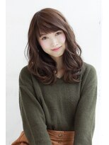 ラルジュ(large)&nbsp;【large】大人かわいいコテ巻きスタイル/フェザーバング