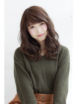 ラルジュ(large) 【large】大人かわいいコテ巻きスタイル/フェザーバング