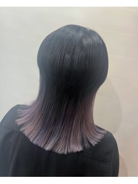 ブリーズ(BREAZE) マッシュウルフ×ラベンダーカラー［博多美容室］