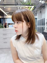 ファンナギンザ(FaNNa ginza)  20代30代40代ミディアムくびレイヤー［銀座・髪質改善・前髪］