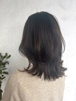 トレヘアー(tRe hair) 韓国くびれヘア　ミディアムヘア