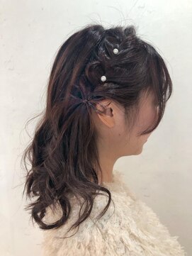 フェイブ(Fave) 編み込み×リボンアレンジ