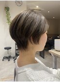 【RYOHEI】オリーブグレージュ_ショートヘア