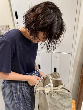 スタイル 茅ケ崎(STYLE) 【ハクラ】ボブパーマ ニュアンスパーマ ウェーブパーマ 黒髪