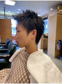 スパイキーショート刈り上げなし
