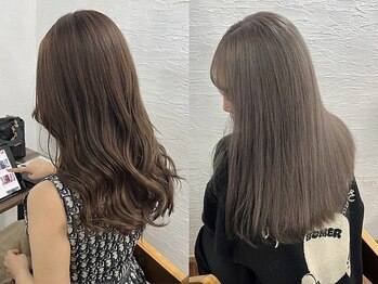 モテナ アット ベッピン(motenas at Beppin s)の写真/ブリーチなしで叶える透明感イルミナカラーが大人気◎おしゃれ女子からご予約殺到！高難易度カラーもお任せ