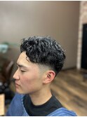 フェード×パーマ