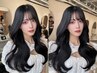 【韓国風コテ巻きスタイリング】【髪質改善/新宿/韓国へア/新宿￥3000