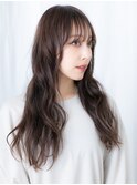 ニュアンスパーマ姫カット大人可愛いウェットヘアi小山20代30代