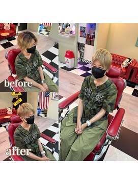 ゴリラ(GORILLA) -80's American barber shop-