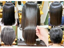 髪質改善美容室 リッパ-ピッピの雰囲気（髪を整理整頓し形状記憶を行う事でツヤと潤いが手に入る♪）