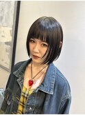 モードボブ パツッとボブ 髪質改善ストレート