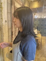 髪質改善と縮毛矯正の専門店 サンティエ(scintiller)&nbsp;弱酸性カラー　髪質改善トリートメント