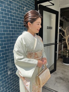 ダンボ(DUMBO) 【kacho】和装ヘア　ヘアアレンジ　着物ヘア