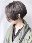 【morio原宿】ソフトな刈り上げハンサムショート前髪なし