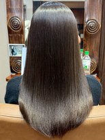 ハーシーバイアポロ 相模大野(HERSHE by apollo) x髪質改善/ホワイトグレージュ/レイヤーカット/チェリーブラウン