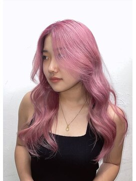 ヘアサロン エフ 渋谷(F) #ペールピンク #ハイトーン　#ケアブリーチ