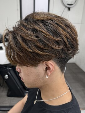 ランズサンズ 表参道(runsuns) メンズカットパーマ/メンズパーマ/学割U24/センターパート