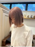 乾かすだけでキマる髪/馴染むハイトーンラベンダーボブ