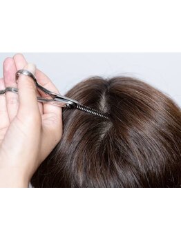 話題の新技術（トキカタ）で、自然なボリュームを実現！頭皮に優しいのも魅力です◎