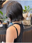 栄外ハネナチュラル大人可愛いレイヤーボブ