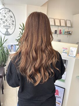 ミント(minto) ハイライトベージュカラー30代40代髪質改善トリートメント