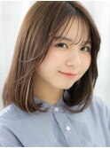 ツヤ髪インナーカラーワンカールロブr小山10代20代