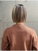 【GEEKS渋谷】アンブレラカラー/切りっぱなしボブ/冬カラー/小顔