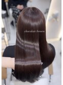 バレンタインにチョコレートブラウンオススメです！博多美容室