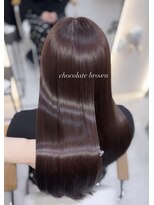 ジーナ 博多筑紫口(Zina)&nbsp;バレンタインにチョコレートブラウンオススメです！博多美容室