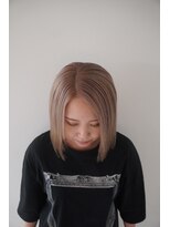 ロマリア 渋谷 渋谷宮益坂(Lomalia)&nbsp;Lomalia渋谷ハイトーンベージュボブ