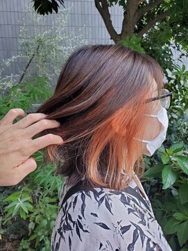 ポール 行徳店 行徳美容室 ビタミンカラー ボブウルフ 学割U24