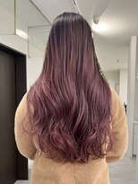 ヴィア 京都烏丸(Via)&nbsp;ピンク/バレイヤージュ/グラデーション/ケアブリーチ