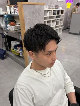 段 チリチリしないツイストパーマ!