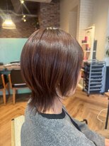 ヘアーショップ エヌアンドエー 越谷店(hair shop N&A) 大人女性のナチュラルウルフくびれショート 春旬カラー