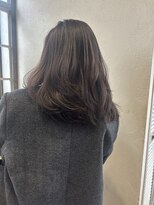 ルチア ヘア ステラ 京都店(Lucia hair stella)&nbsp;顔周りミディアムレイヤーカットハッシュカット韓国京都河原町