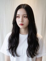 ココカラヘアー ニコ(cococara hair nico)&nbsp;顔まわりカット/レイヤーカット/ブラック/透明感