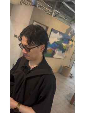 ザ ブリンク(THE BLINK) 大人センターパートニュアンスパーマ