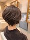 フミ 本店(Fumi)の写真/《絶壁やトップのボリューム不足を解消》骨格を見極めた繊細カットで、どこから見ても美しいシルエットへ◎