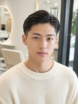 ローム(Rome)&nbsp;Men's_ショート_七三分け_刈り上げ