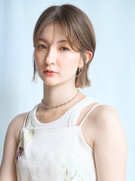 エインアンリー 表参道(AIN.ANLY.) 大人可愛い20代30代40代レイヤーボブ大人前髪透明感カラー