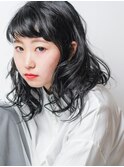 SEMILONG[ランガムウェーブ・黒髪]