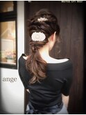 ヘアーアレンジダウンスタイル