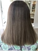 セミロングストレート