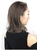くびれセミディシークレットハイライトアッシュブラウン merry t