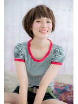 ミック ヘアアンドメイク アップ 駒込店(miq Hair&Make up) 個性的なかわいさ★ガーリーショート