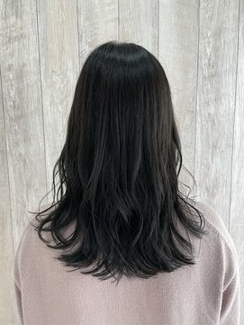 シエル 立川店(CIEL) 大人気☆ブルーブラック×ロング【CIEL×maki】