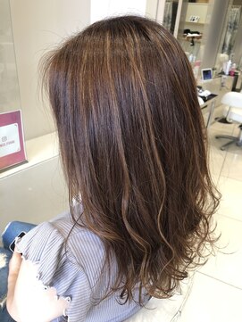 アヴァンス 深井店(AVANCE.) ナチュラルハイライト×艶感ベージュ